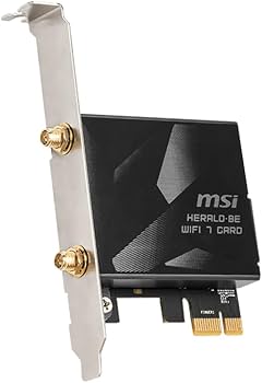 拡張カード MSI Herald-BE WI-FI 7 MAX NCM865 MSI HERALD-BE WIFI 7 MAX, NCM865 Tri-Band Wi-Fi 7